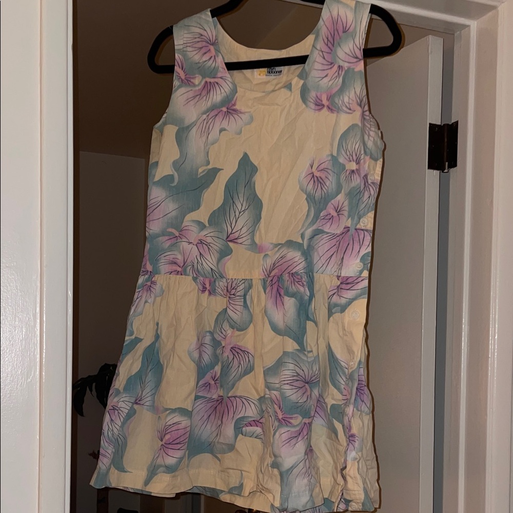 Reyn Spooner Hawaiian Shirt with Cream and Yellow Accents